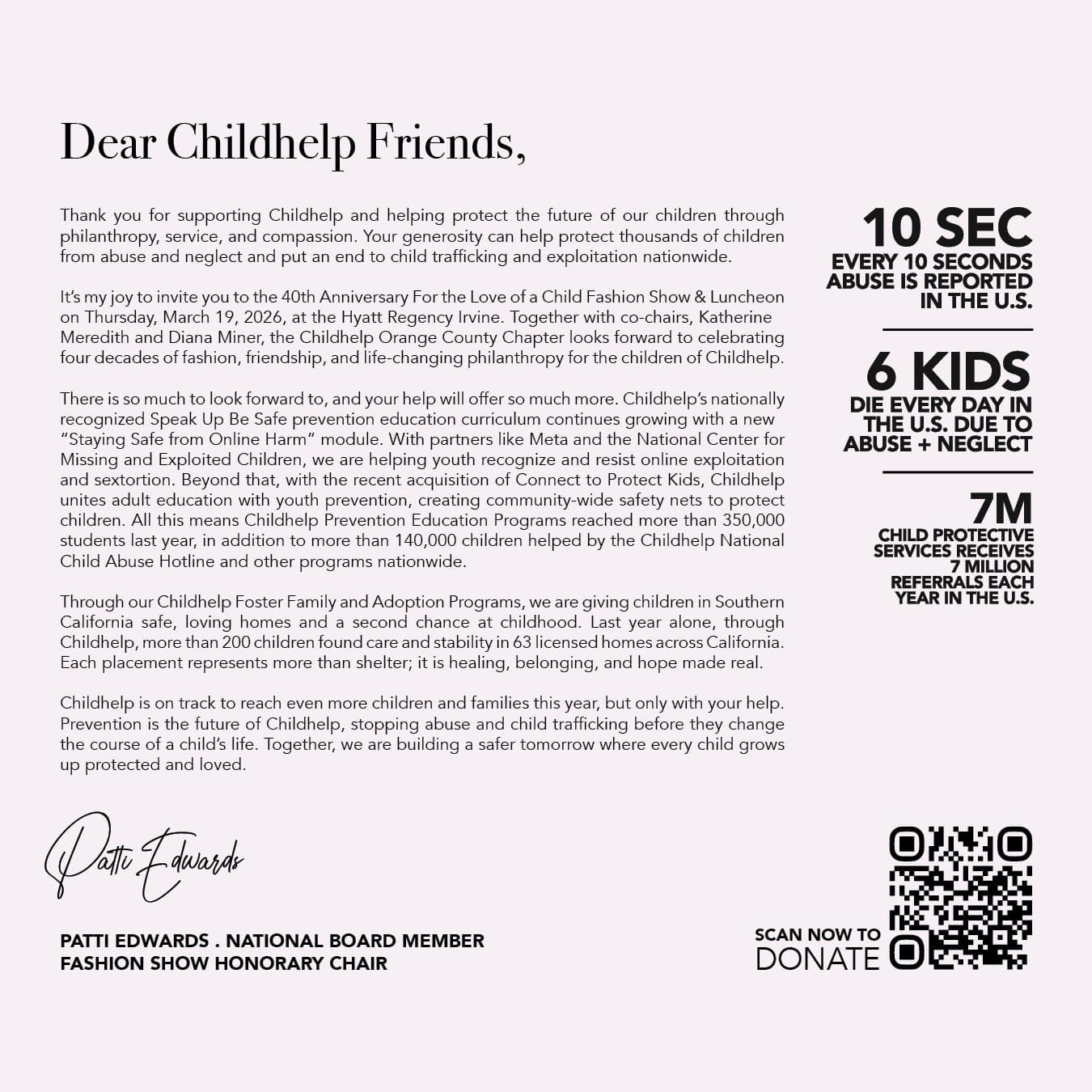 Invitation booklet, page 3