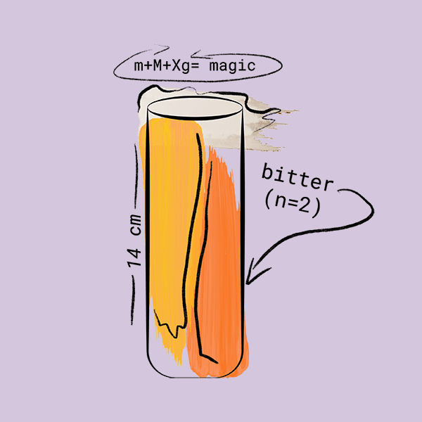 Garibaldi cocktail illustration