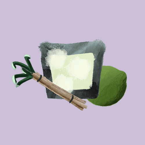 Caipirinha cocktail illustration