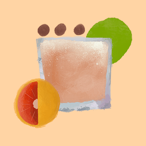 Smoke Signals cocktail illustration