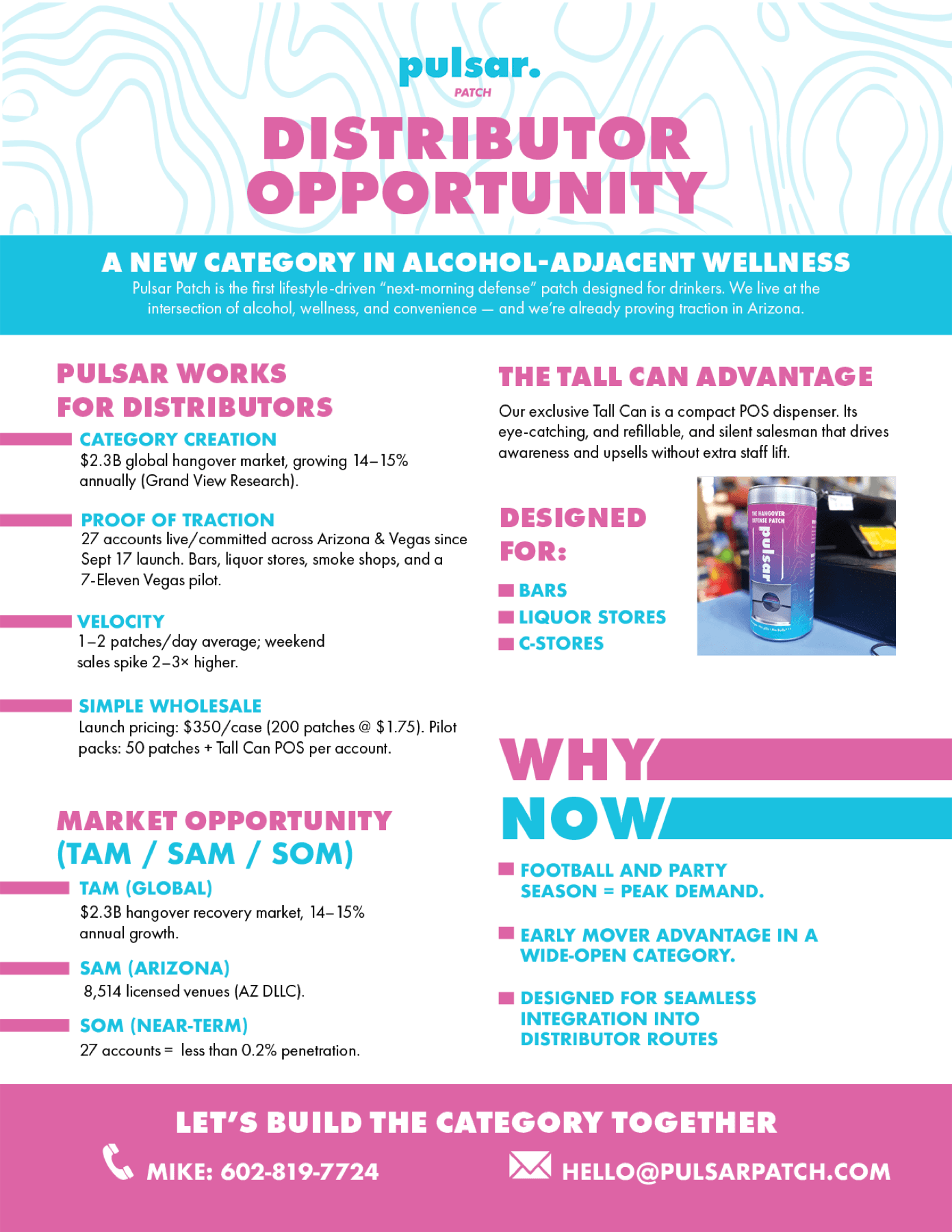 Distribution opportunity one-pager