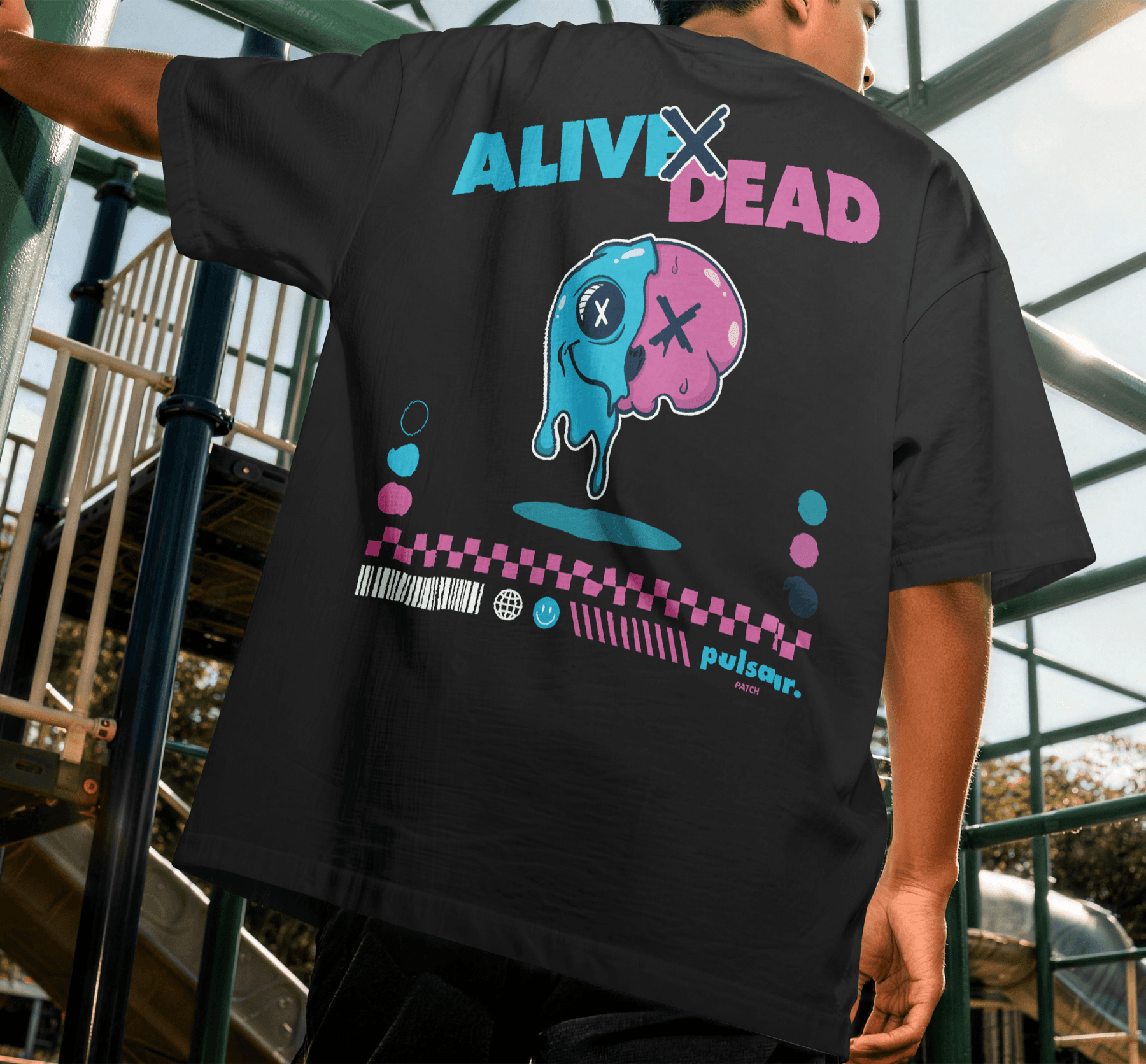Black tee — back