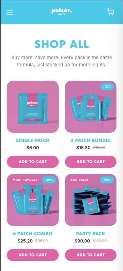 Shop All on a phone